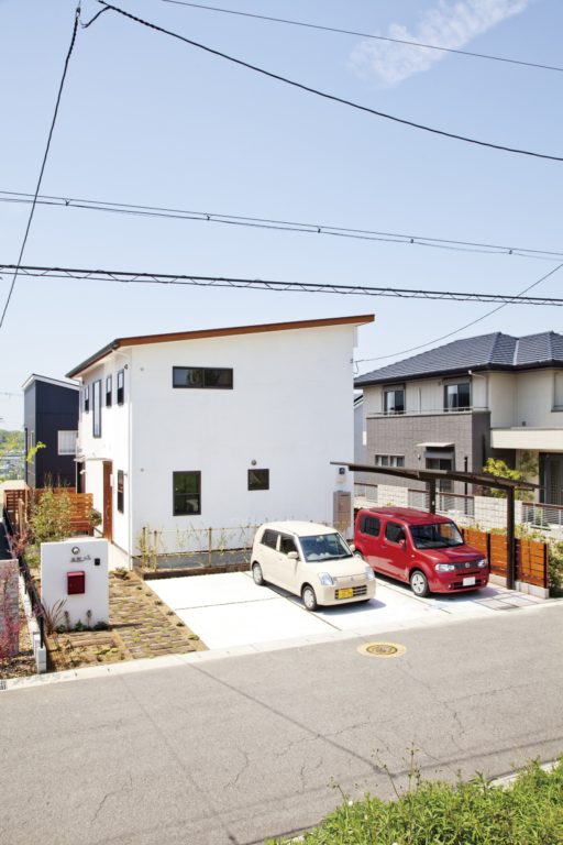 キッチン横には洗面室を配置　くるりと回れる家事ラク動線